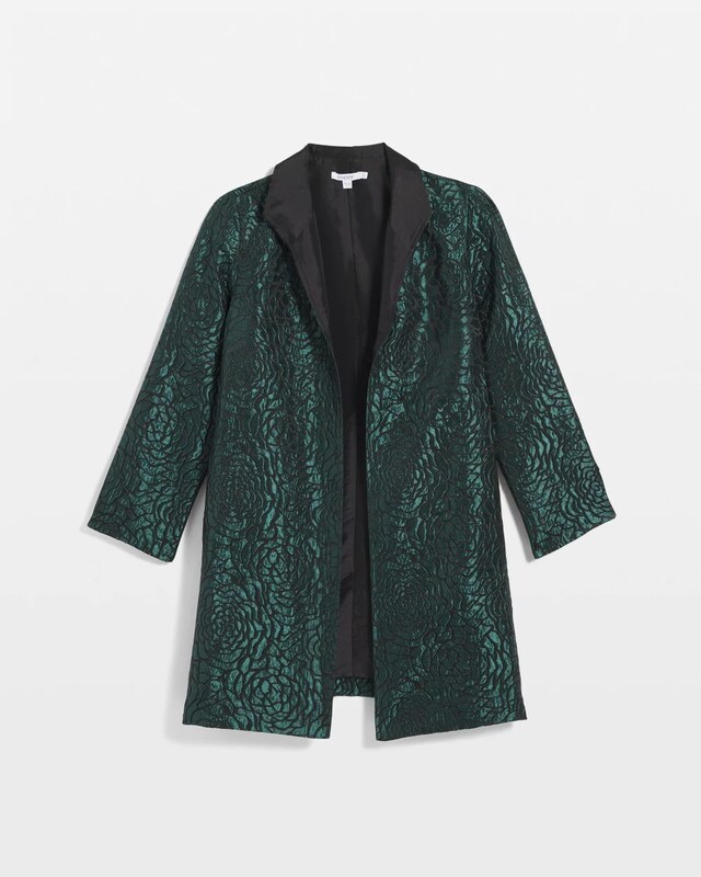 Travelers Rose Jacquard Topper - image 5